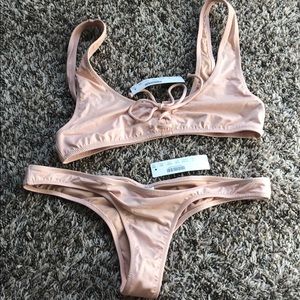 J. Crew Playa Waikiki Lace Bikini and Bottom, Sz S